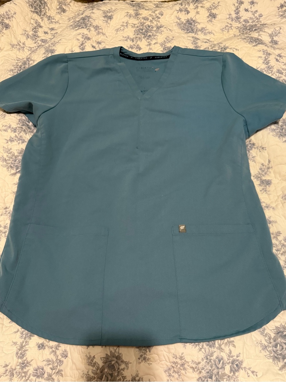 Fabletics Teal Scrubs Set